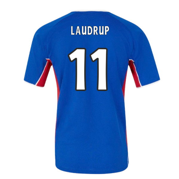 2001-2002 Rangers Retro Home Shirt (LAUDRUP 11)-PitchVibe Kits